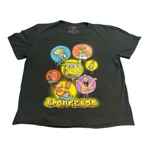 SpongeBob SquarePants Shirt Mens‎ XL Nickelodeon Patrick Squidward Krabs Sandy